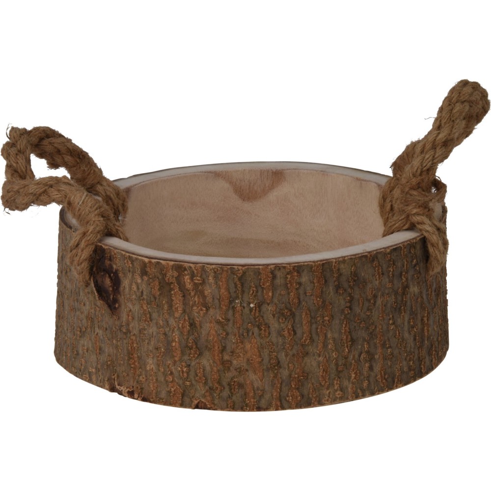 PIATTO CON CORTECCIA E MANICI 23 CM