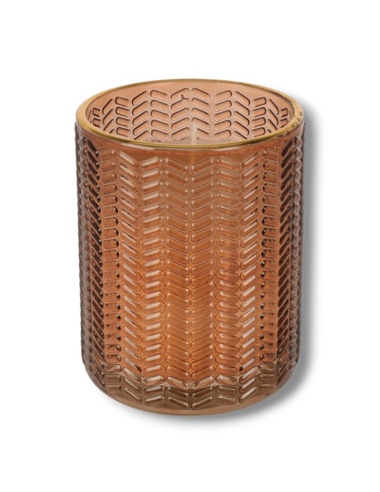 CANDELA IN VETRO 12 CM 3 ASSORTITI