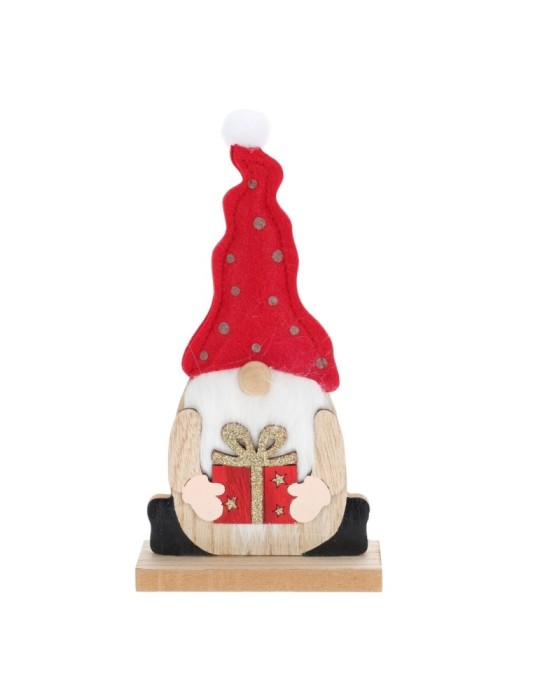 GNOMO  NATALE SU BASE 3ASSORTITI
