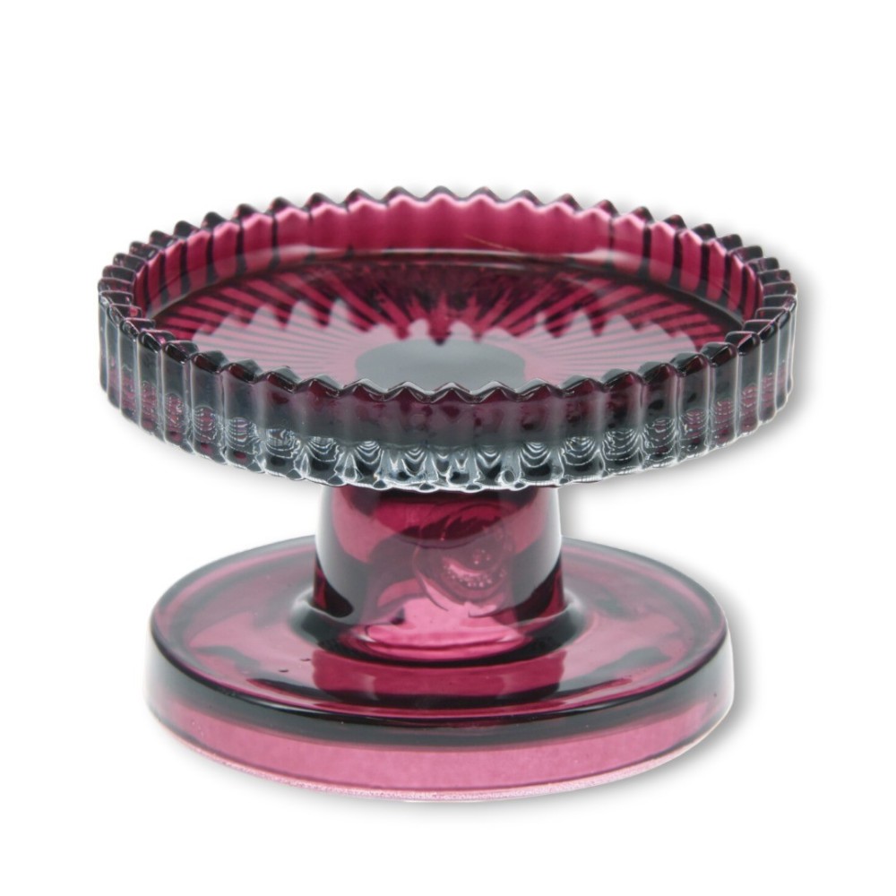 PORTA CANDELA VETRO 10X6 CM 4 ASSORTITI