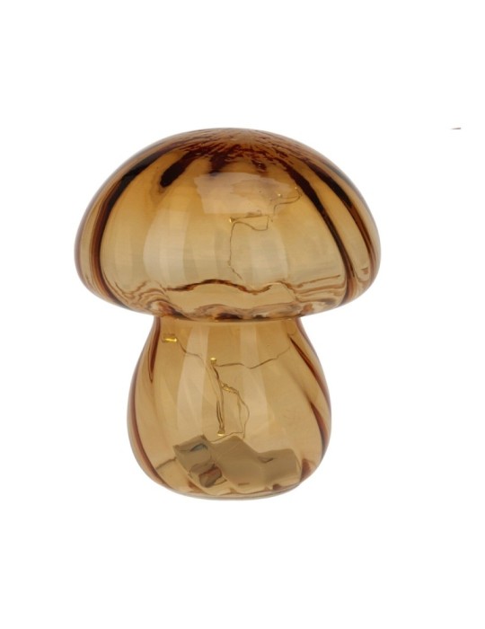 FUNGO VETRO CON LED 15 CM 3 ASSORTITI