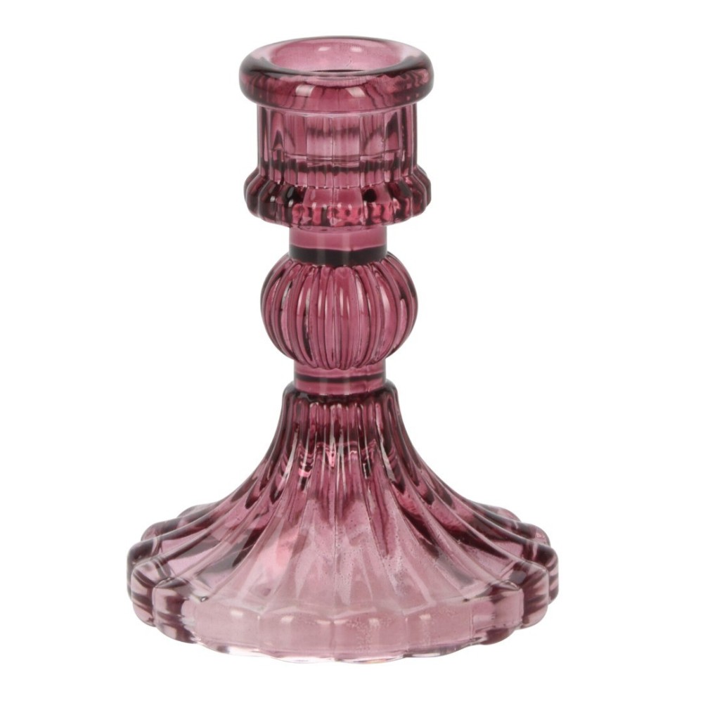 PORTACANDELA  VETRO 8X10 CM3 ASSORTITI