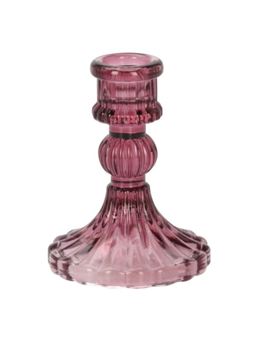 PORTACANDELA  VETRO 8X10 CM3 ASSORTITI