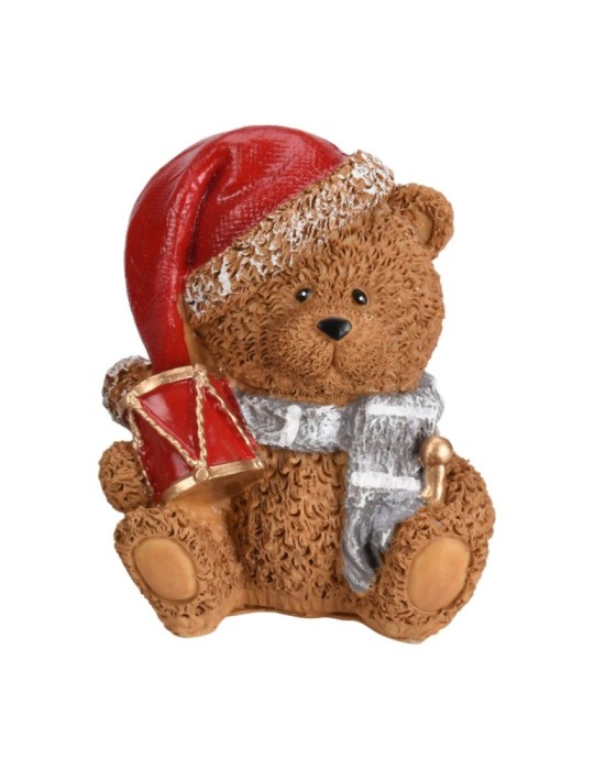 ORSO NATALE 10 CM 4 ASSORTITI