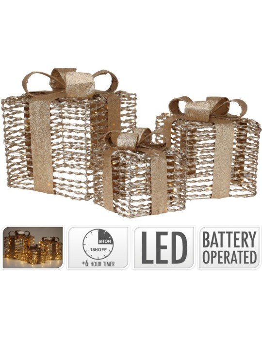 SET 3 PACCHI A LED 3 MISURE