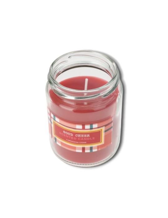 CANDELA IN VETRO 6X9 CM 3 ASSORTITI