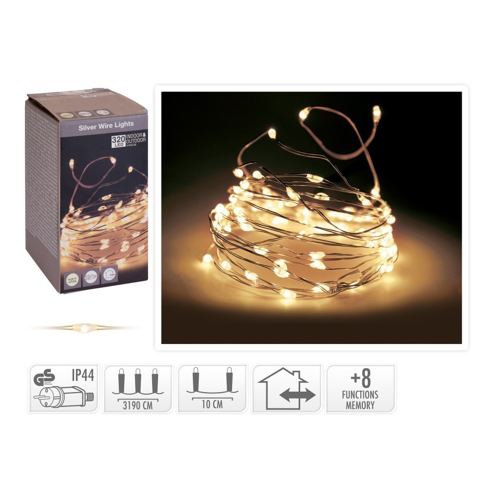 320 MICROLED BIANCO CALDO GIOCO