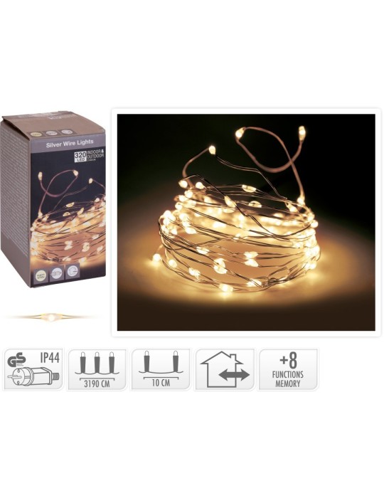 320 MICROLED BIANCO CALDO GIOCO