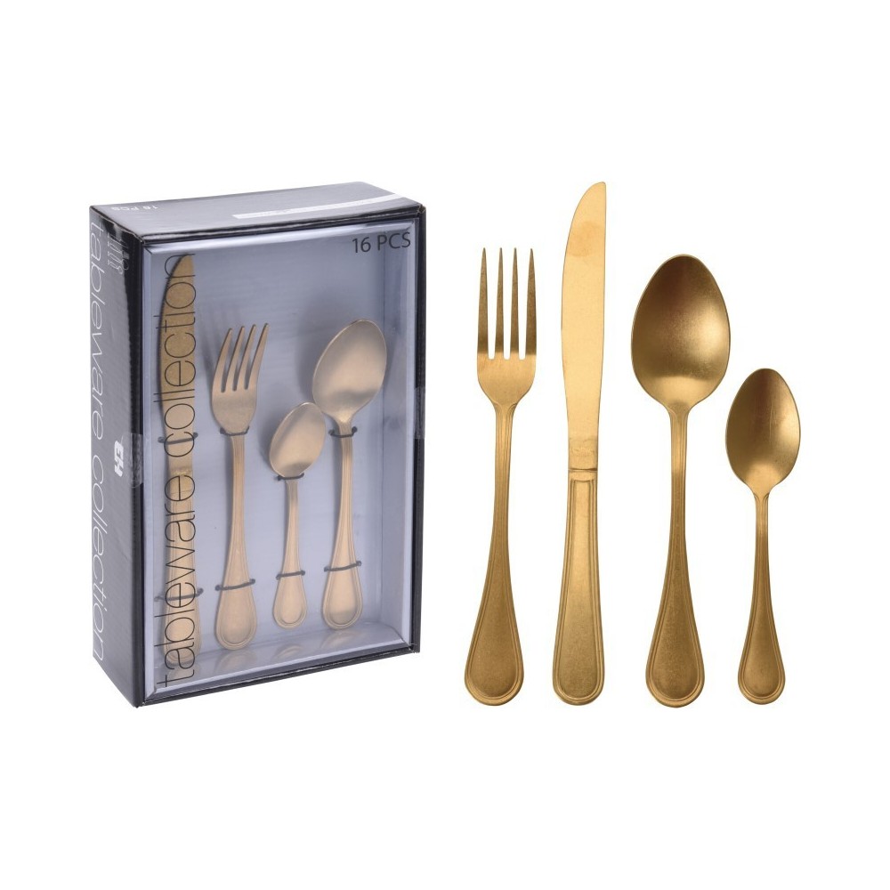 SERVIZIO POSATE-ORO ANTICO