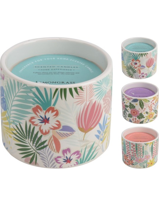 CANDELA PROFUMATA IN  CERAMICA