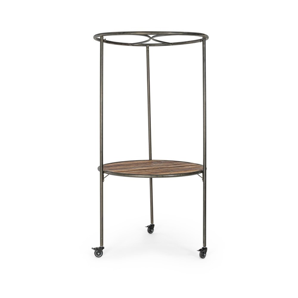 ESPOSITORE CON TETTO E RUOTE