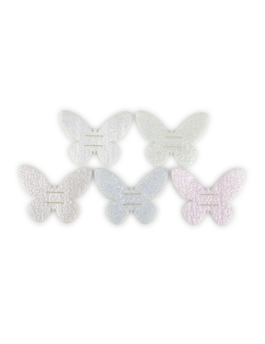 FARFALLA PERLATA-5COLORI-6X5CM