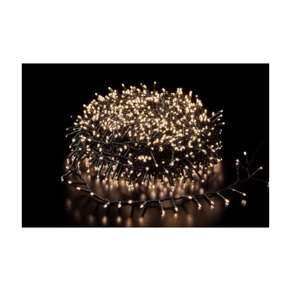 400 MINI LUCI LED EST BIANCO CALDO