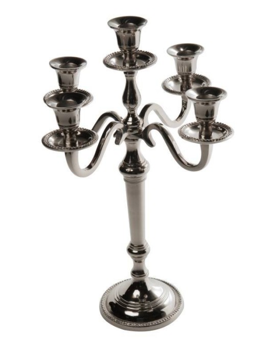 CANDELABRO METALLO X5 CM 40