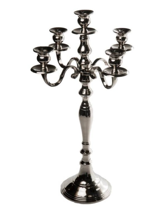 CANDELABRO METALLO X5 CM 50