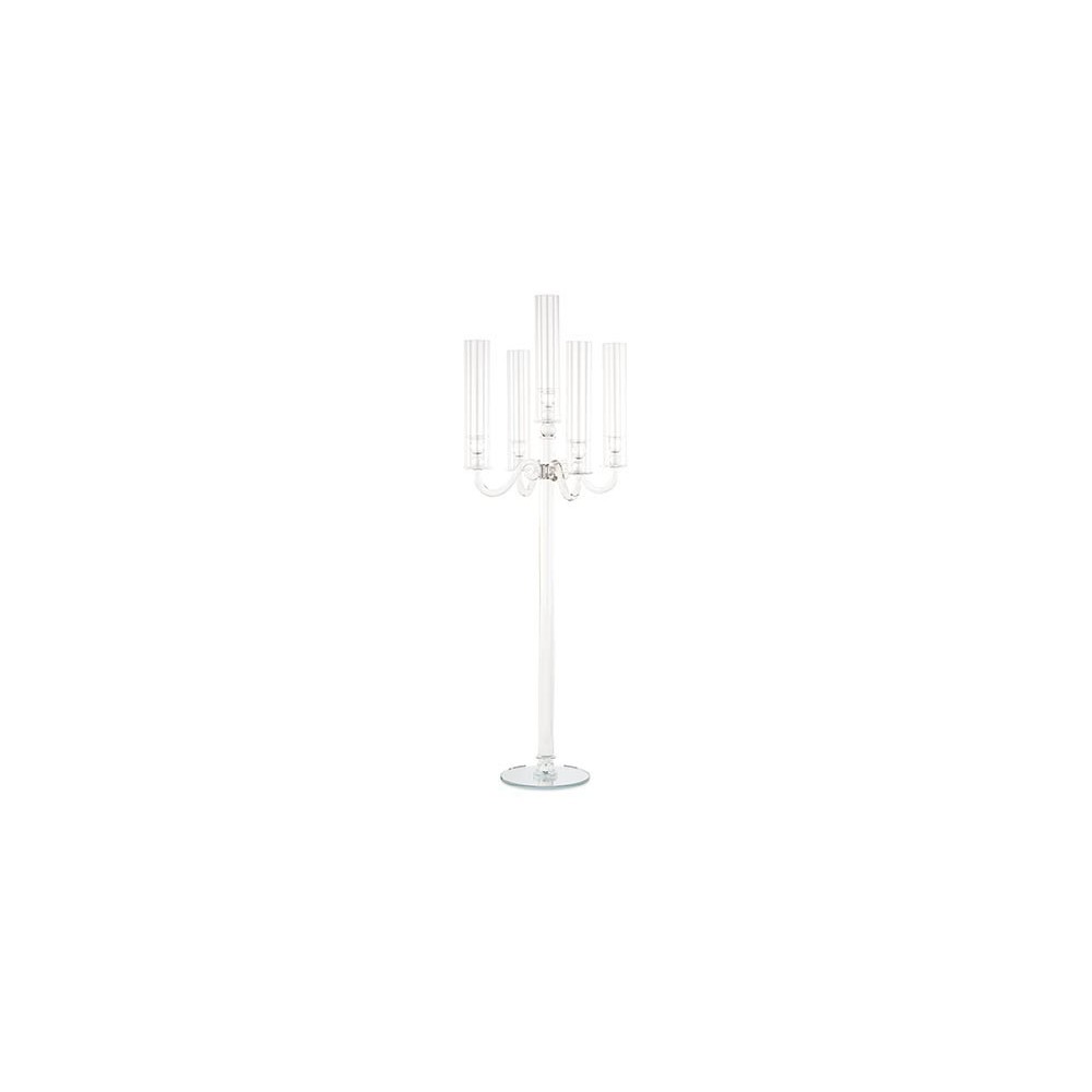 CANDELABRO VETRO 5 BRACCIA H119