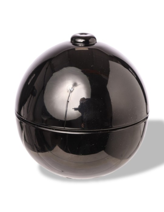 CANDELA IN VETRO BLACK