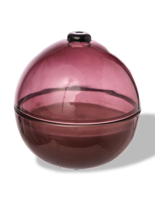 CANDELA IN VETRO GREY