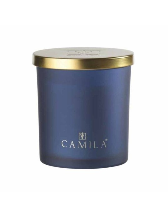 CANDELA MEDIA BLU INDACO CEDRO E ARANCIA