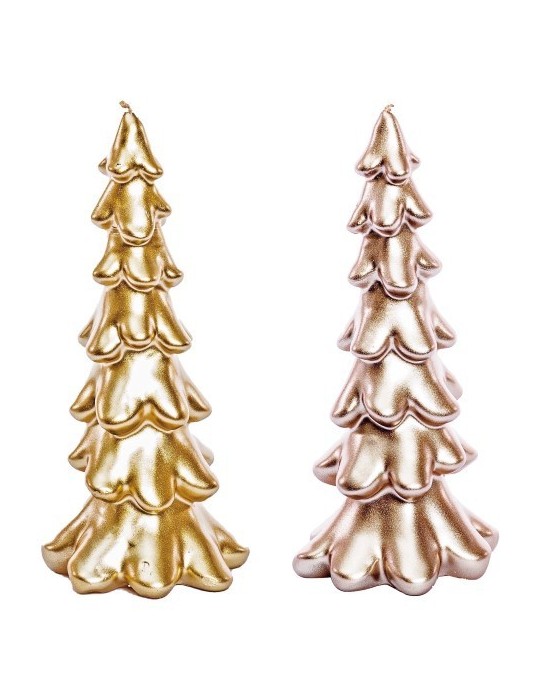 CANDELA ALBERO 2COLORI D9.5 H21