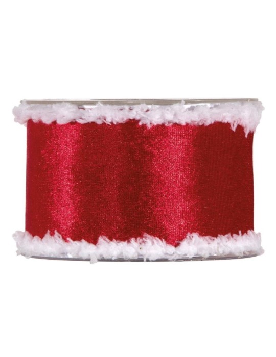 NASTRO RED FUR EDGES MM63X10MT