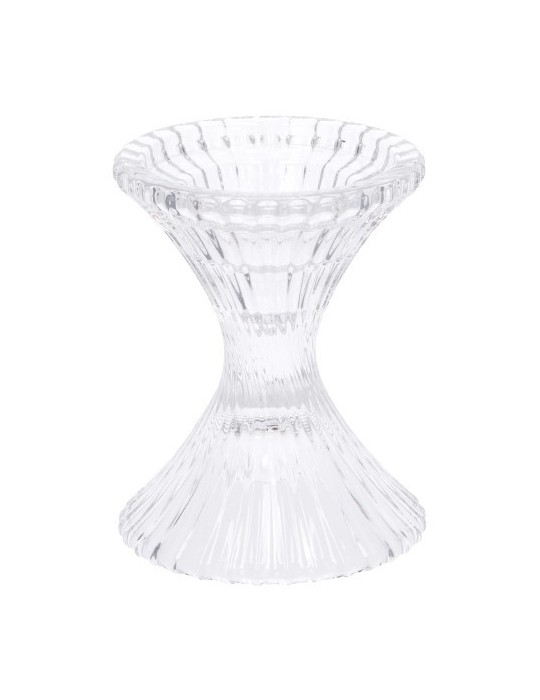 PORTA CANDELA VETRO MELL