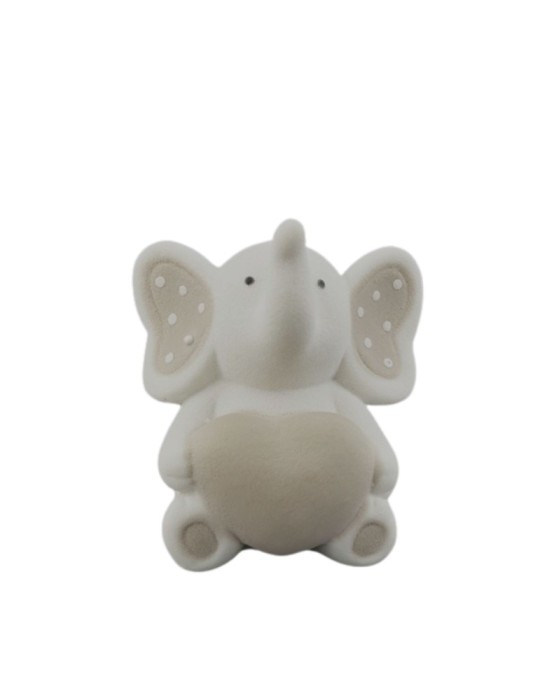 ELEFANTINO TORTORA POIS CON CUORE