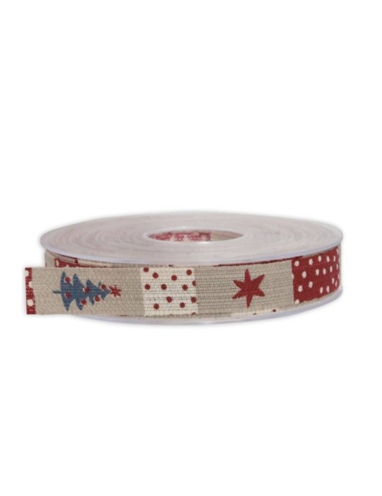 NASTRO WINTERMAGIE MM 15X20MT RED-BROWN