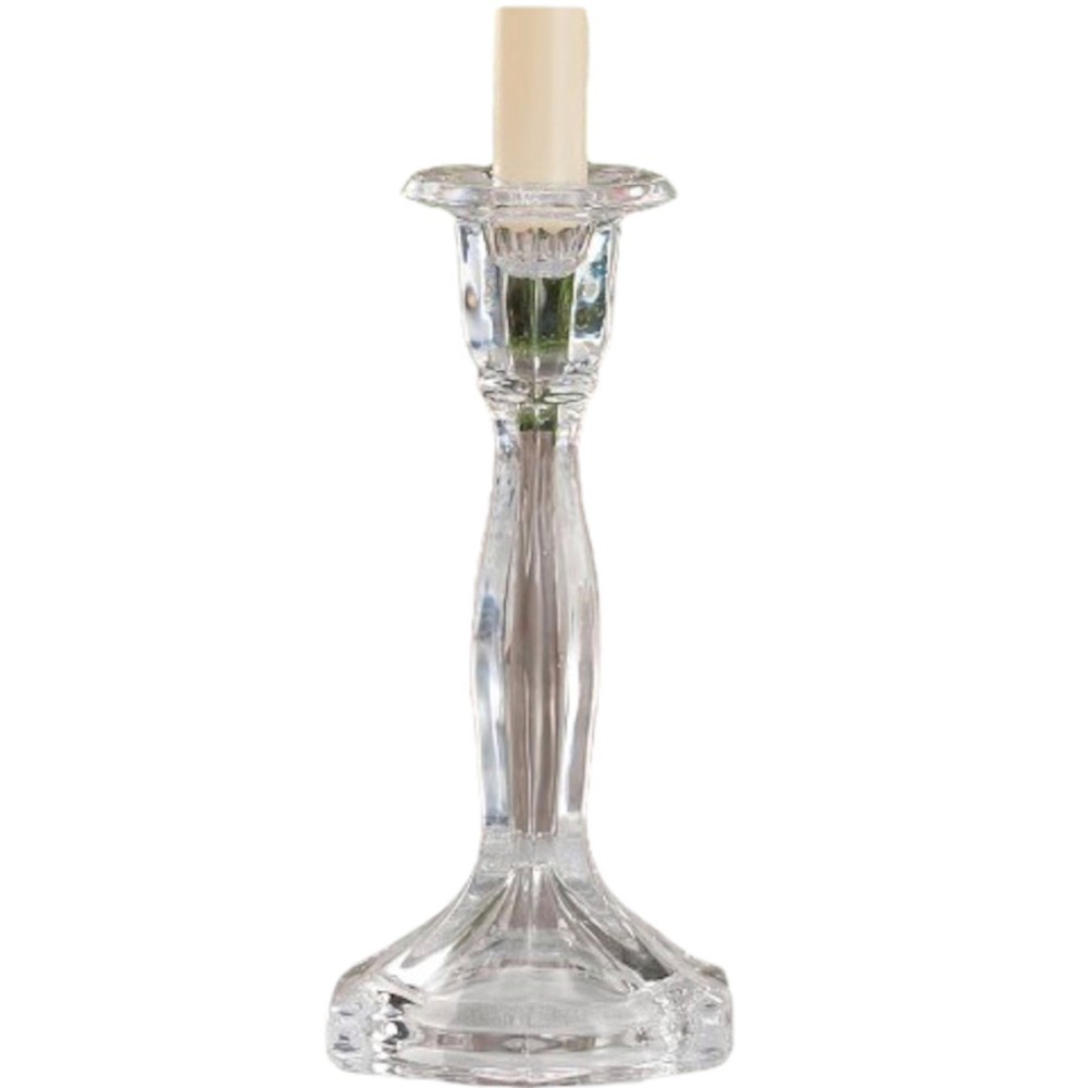 PORTA CANDELA IN  VETRO ALEXA 10X10XH20