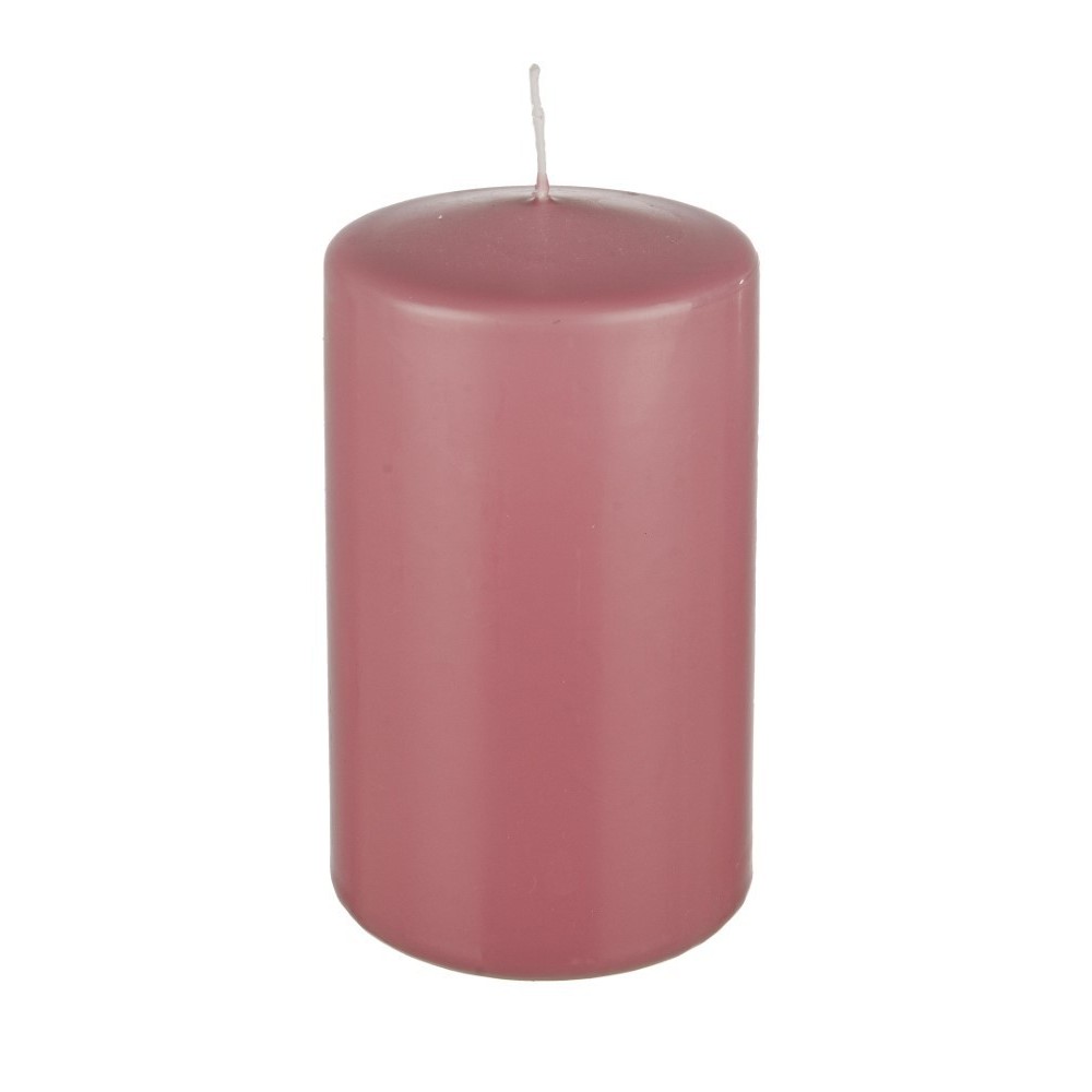 CANDELA BASIC ROSA CALDO 8X15CM