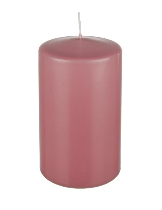 CANDELA BASIC ROSA CALDO 8X15CM