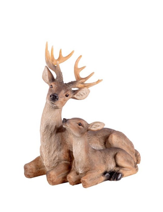 RENNA CON CERBIATTO RESINA SDRAIATI