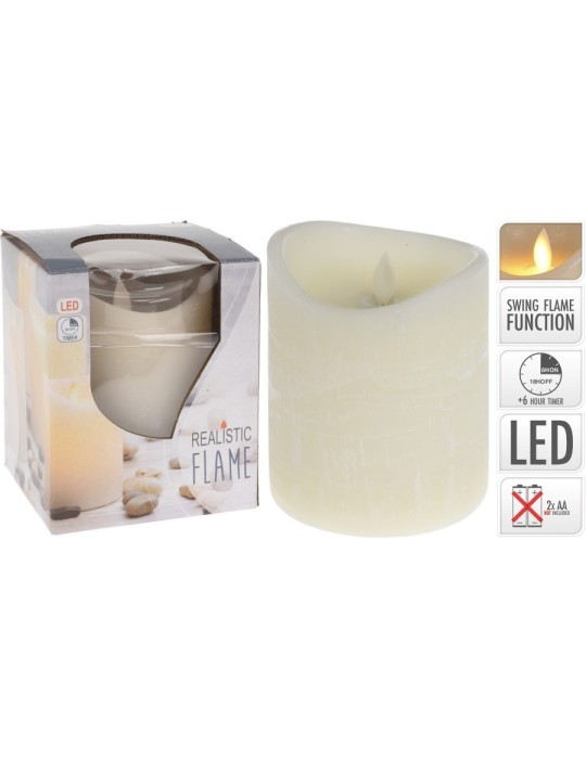 CANDELA AVORIO LED 10X12 FIAMMA