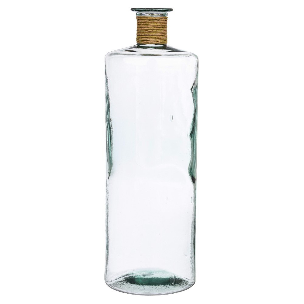 BOTTIGLIA VT ROTANG TRASPARENTE H79