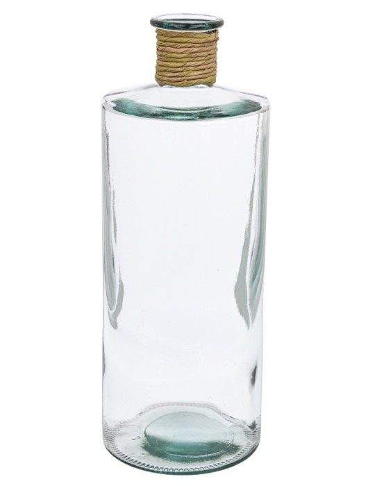 BOTTIGLIA VT ROTANG TRASPARENTE H42