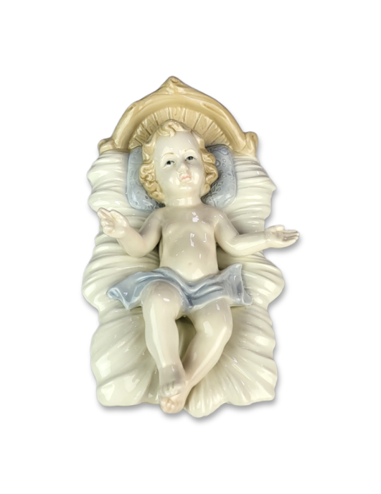 GESU BAMBINO CON CULLA PORCELLANA