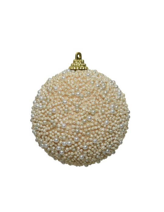 SFERA GLITTER E PERLINE PERLA D8