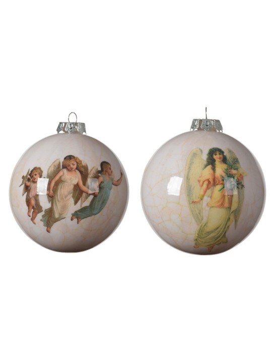 SFERA  DECORATA ANGELI 2 MODELLI