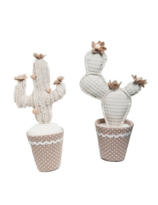 CACTUS STOFFA ASSORTITI 6 STILI CM23
