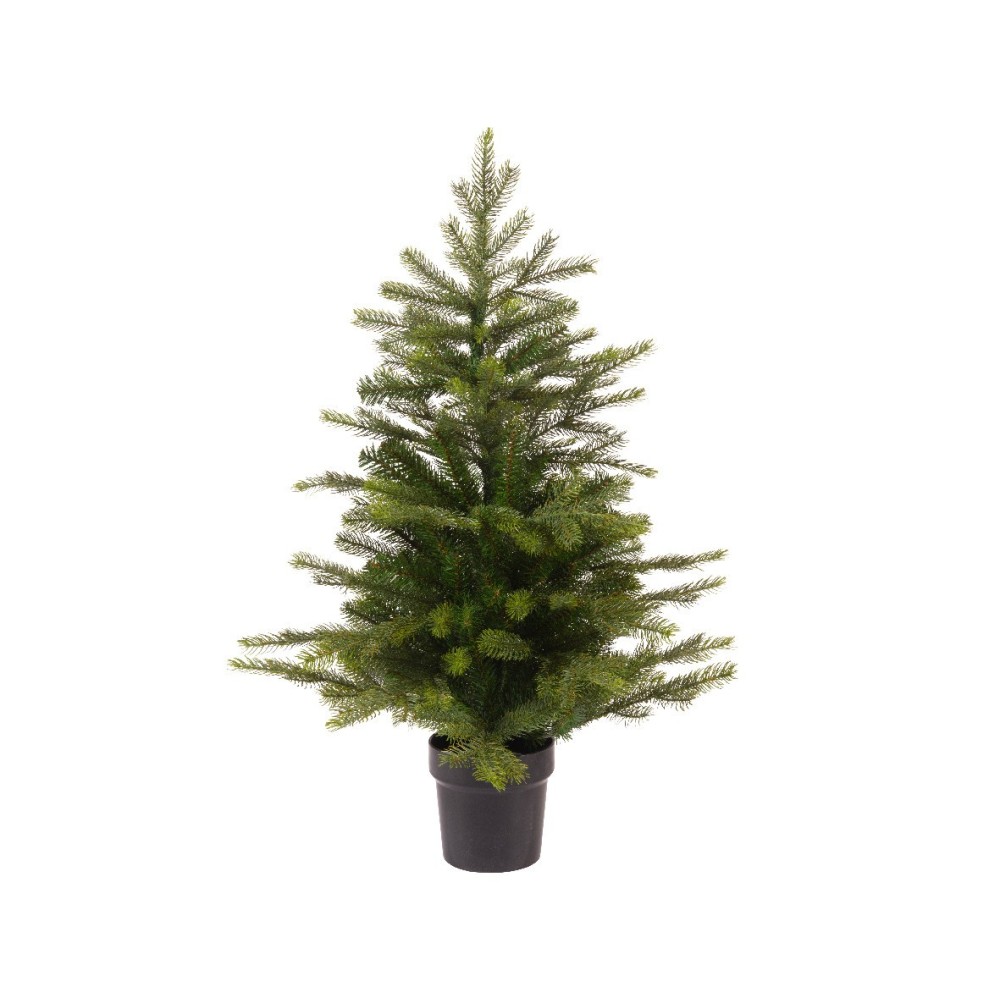 ALBERO CON VASO VERDE 90CM
