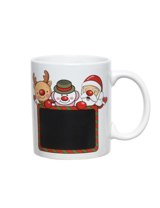 TAZZA NATALE 4ASS H9.5