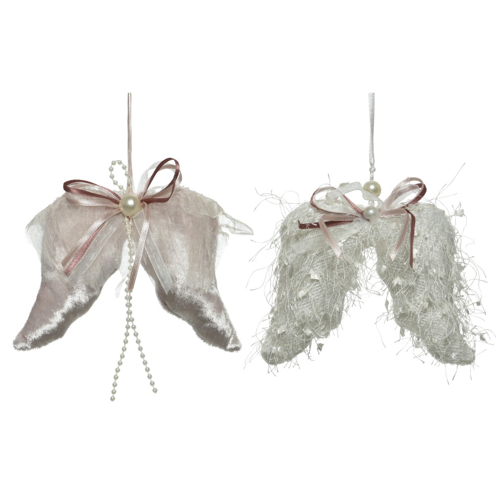 PENDENTI IN PIZZO-PERLINE ROSA 10 ASS