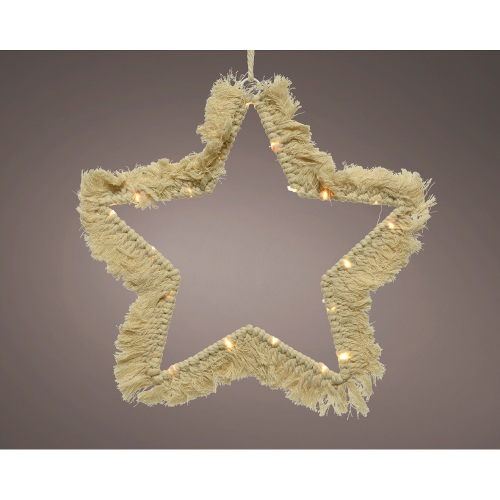 STELLA MICRO LED IN COTONE BEIGE H56