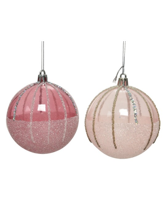SFERA TRASPARENTE LIGHT-DARK PINK D20
