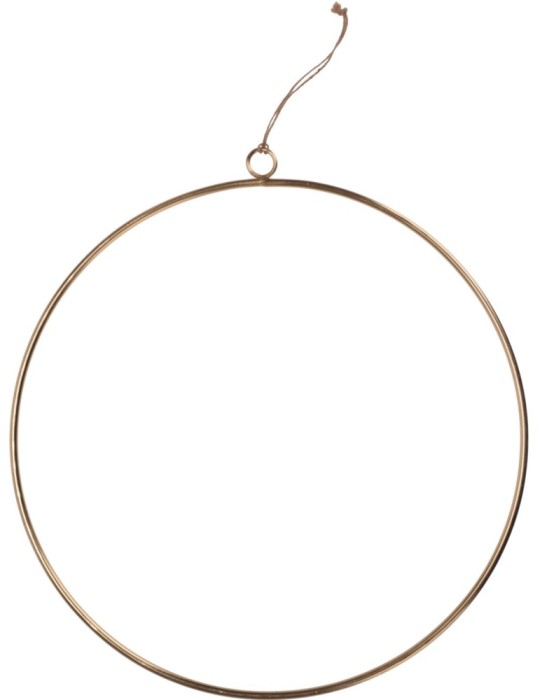 PENDENTE CERCHIO COLORE ORO 30CM