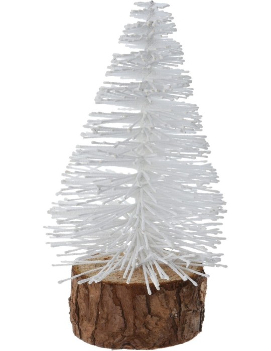 ALBERO GLITTER BIANCO 14CM