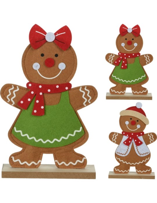 PAN DI ZENZERO FELTRO 26CM2ASS