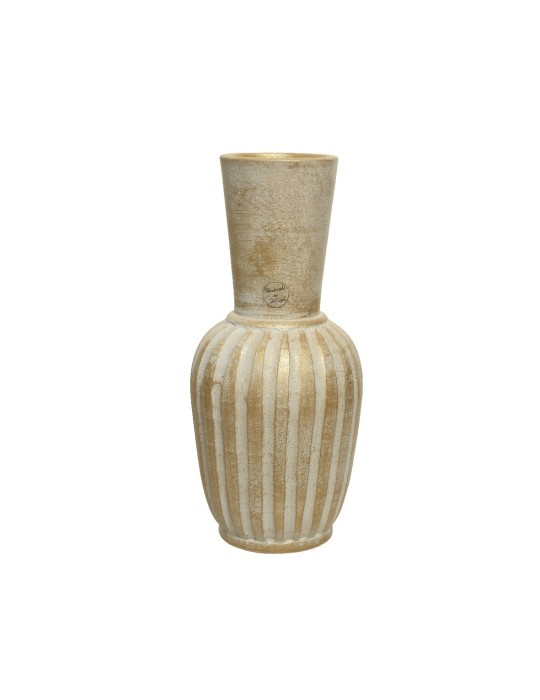 VASO TERRACOTTA WHITE GOLD