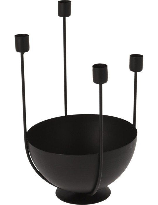 CANDELIERE CON CIOTOLA 22X31CM