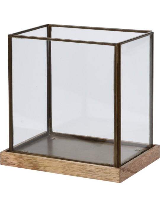 LANTERNA 18X12CM ORO ANTICATO